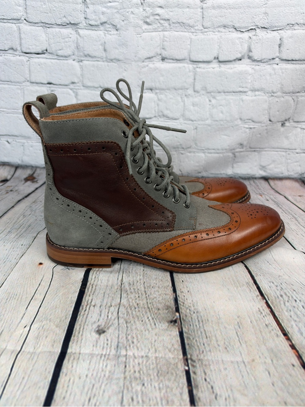 Stacy Adams Finnegan Wingtip Boots men’s size 9